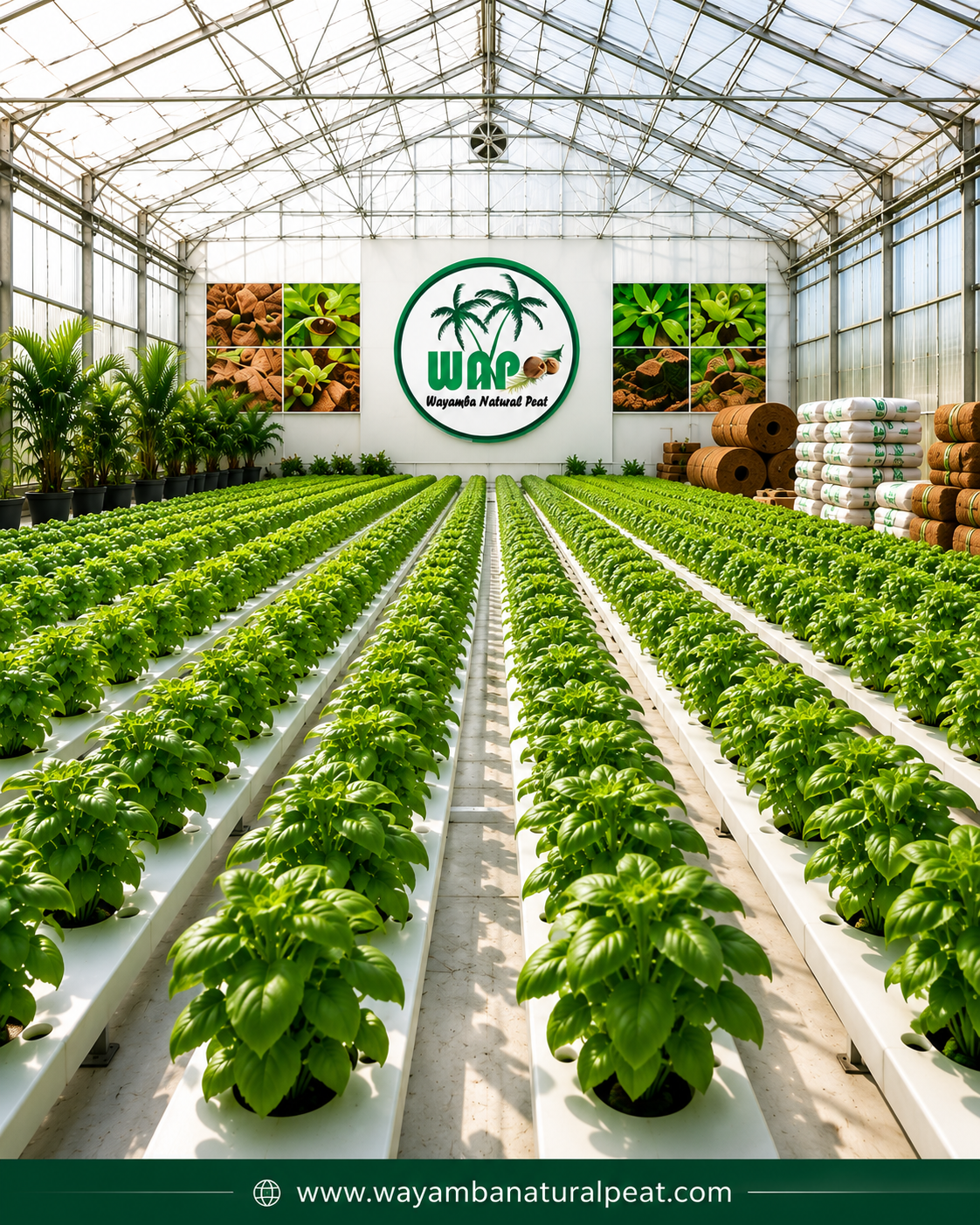 Sustainable agriculture with coco peat